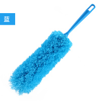 天蓝色[不带杆] 鸡毛掸子除尘家用可伸缩不毛可弯曲家务车用除尘掸子神器扫灰
