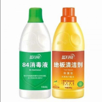 地板清洁剂600g+消毒液600g 地板清洁剂地板净光亮保护各类地板适用洁瓷剂洁瓷宝