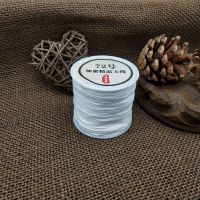 72号玉线白色50米 赠品黑色珠子15颗 72号线玉线手绳编织线情侣手链绳一缕青丝头手链本命年红绳项链