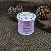 72号玉线粉红50米 赠品白色珠子15颗 72号线玉线手绳编织线情侣手链绳一缕青丝头手链本命年红绳项链