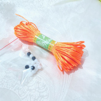 7号线桔黄20米 送白色珠20颗 一缕青丝7号线抖音同款diy红绳子手链编织线挂绳项链手工编织绳