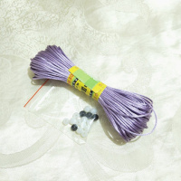 7号线浅紫20米 送白色珠10颗+黑色珠10颗 一缕青丝7号线抖音同款diy红绳子手链编织线挂绳项链手工编织绳