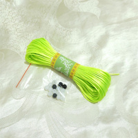 7号线荧光绿20米 送白色珠20颗 一缕青丝7号线抖音同款diy红绳子手链编织线挂绳项链手工编织绳