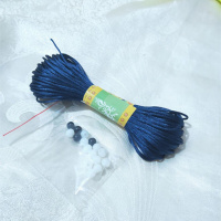 7号线藏青20米 送黑色珠20颗 一缕青丝7号线抖音同款diy红绳子手链编织线挂绳项链手工编织绳