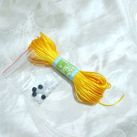 7号线金黄20米 送白色珠20颗 一缕青丝7号线抖音同款diy红绳子手链编织线挂绳项链手工编织绳