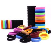 中号混彩混装(约4CM) 200根袋装 5/200高弹力毛巾圈韩版头绳无接缝橡皮筋扎头成人女简约饰品