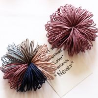 五色混200条 [100条装]韩版细头绳高弹力圈绳成人简约头饰女扎头皮筋