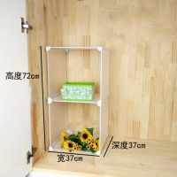 1列2层普通款（带背板） 衣柜隔板分层收纳架宿舍柜内置物架寝室衣橱隔层隔断储物架