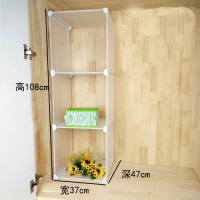 1列3层加深款(带背板) 衣柜隔板分层收纳架宿舍柜内置物架寝室衣橱隔层隔断储物架