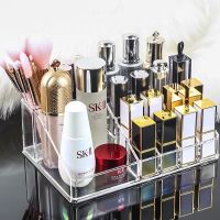 型号1542(透明款) ins创意多功能笔筒刷子桶化妆品收纳盒化妆筒化妆刷筒眉笔收纳筒