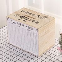 原色[世界那么大] 30*20*23厘米可存50万 存钱罐创意抖音不可取红储钱罐只进不出大容量365天存钱计划箱