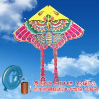 1.6米蝴蝶(送200米线轮+连接器 蝴蝶风筝1.6×1.7 90×50cm儿童卡通成人风筝微风易飞