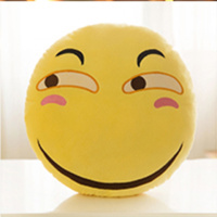 滑稽 直径20厘米 创意表情抱枕公仔搞怪滑稽表情包靠垫插手毛绒玩具暖手捂抱枕
