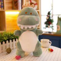 软体恐龙[绿色] 40厘米[完美比例送香包] 创意羽绒棉软可爱小恐龙公仔霸王龙玩偶娃娃毛绒玩具生日女孩