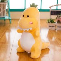 软体恐龙[黄色] 50厘米[送25厘米同款] 创意羽绒棉软可爱小恐龙公仔霸王龙玩偶娃娃毛绒玩具生日女孩