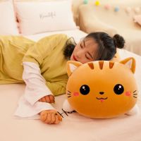 长条黄色趴猫 1.1米[22厘米大脸猫] 可爱大脸猫毛绒玩具公仔儿童抱枕玩偶布娃娃女朋友情人节创意