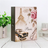 6寸老爷车 一本 简易影集5寸6寸7寸竖放生活家庭相册相簿本100张 收纳册