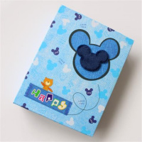 7寸蓝色米奇 一本 简易影集5寸6寸7寸竖放生活家庭相册相簿本100张 收纳册