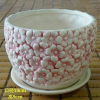 红梅 默认 卡通趣味花盆陶瓷容器花卉 仙人球 多肉植物可爱小花盆