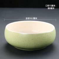 马卡龙-绿 大 无孔铜钱花盆陶瓷清仓水仙睡莲碗莲荷花水培容器多肉特大号盆栽