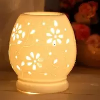 太阳菊送2灯泡2精油LT 助睡眠香薰灯加热炉琉璃熏香器香熏机蒸汽恒温炉子扩散器无火