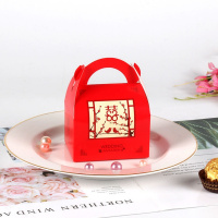 （NJ-0118） 小号（10个糖盒） 结婚用品喜糖盒子创意婚礼喜糖礼盒礼品包装盒喜糖袋糖果包装盒婚庆糖盒批