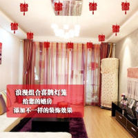 一包10个组合喜鹊 结婚用品拉花装饰婚房布置婚礼场景喜字拉花韩式浪漫贴纸婚庆用品