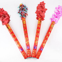 80#百年好合彩带 结婚礼花筒婚庆礼炮筒烟花手持礼花结婚礼炮婚礼喷花批