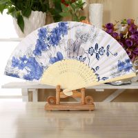 冰清玉洁 收藏产品卡通小扇子 中国古风扇子折扇夏天日式便宜女扇子和风跳舞蹈折叠扇布扇子红