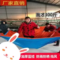 加厚蓝桔款 闪电发货:2米*3米 加厚户外遮阳防雨布防水防晒篷布货车苫蓬油帆布遮雨棚布隔热