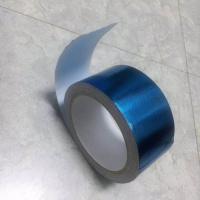 (升级款)二代蓝色5厘米1卷 加厚防水防晒防雨布专用修补胶带彩条布货车篷布修补强力防水胶带