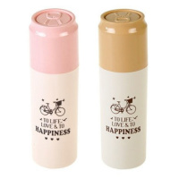 可乐款-粉色+咖啡色 便携式旅游洗漱杯旅行牙刷盒漱口杯子套装刷牙具牙缸牙膏收纳带盖