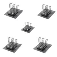 牙刷架5只装 牙刷杯牙刷架创意韩版家用洗漱牙刷缸可爱防摔情侣杯时尚简约杯子