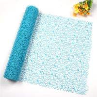 湖蓝色 幼儿园装饰纱空中吊饰帘挂饰墙面走廊教室区角环境布置材料