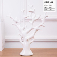 白色发财树 破损补寄家居装饰品客厅摆件房间酒柜电视柜工艺品小摆件结婚