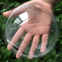 小号15CM透明 墙上装饰品墙面装饰创意家居卧室墙饰挂饰花盆壁挂鱼缸墙壁挂件