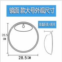 大号28.5CM镜面 墙上装饰品墙面装饰创意家居卧室墙饰挂饰花盆壁挂鱼缸墙壁挂件