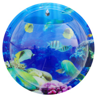 小号15CM海底 墙上装饰品墙面装饰创意家居卧室墙饰挂饰花盆壁挂鱼缸墙壁挂件