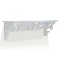 置物架一对39*11cm 方向盘船舵手渔装饰品儿童卧室地中海风格复古墙面挂饰壁饰挂件