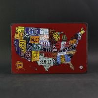 TP20-17 20X30cm 复古怀旧铁皮画车牌做旧工业风酒吧装饰创意房间墙上墙面壁饰挂件
