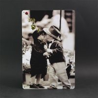 TP20-63 20X30cm 复古怀旧铁皮画车牌做旧工业风酒吧装饰创意房间墙上墙面壁饰挂件