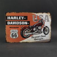 TP20-68 20X30cm 复古怀旧铁皮画车牌做旧工业风酒吧装饰创意房间墙上墙面壁饰挂件