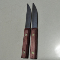 吃肉小刀2把装 上市锰钢锯条屠宰刀剔骨刀分割刀杀鱼刀杀鸡刀