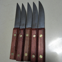 吃肉小刀5把装 上市锰钢锯条屠宰刀剔骨刀分割刀杀鱼刀杀鸡刀