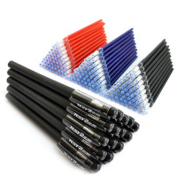 10支笔+100支笔芯中性笔芯学习办公笔类中性笔碳素笔水笔替芯
