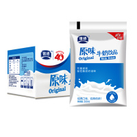 银桥乳业 百利包原味 牛奶饮品 酸酸乳饮料 早餐奶 200ml*16袋
