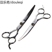 宠物剪7寸弯剪上翘狗剪刀修毛刀猫咪不锈钢剪刀宠物理发工具