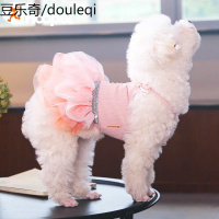 小狗狗衣服公主裙子泰迪比熊博美夏装薄款宠物韩版夏季蓬蓬背心裙