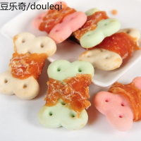 hoopet华元 鸡肉绕骨形饼干80g 幼犬训练零食除口臭幼犬狗狗零食