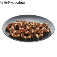 Hoopet狗零食鳕鱼鸡肉圈430g泰迪金毛狗磨牙洁齿零食宠物奖励零食